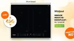 Expert Whirlpool Inbouw inductiekookplaat WL S3160 BF aanbieding