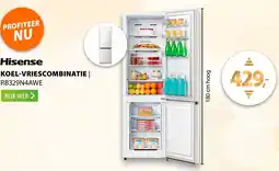 Expert Hisense koel-vriescombinatie RB329N4AWE aanbieding