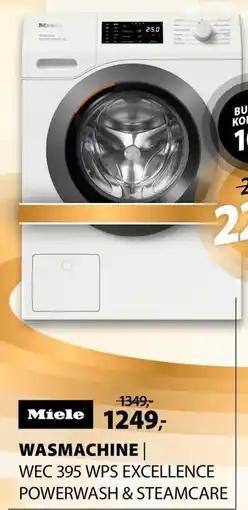 Expert Miele wasmachine WEC 395 WPS excellence powerwash & steamcare aanbieding