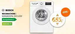 Expert Bosch wasmachine WAN2829ZNL EXCLUSIV aanbieding