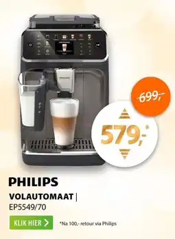 Expert Philips volautomaat EP5549/70 aanbieding
