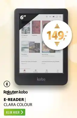 Expert Rakuten kobo e-reader clara colour aanbieding