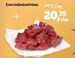 Spar Everzwijnstoofvlees aanbieding