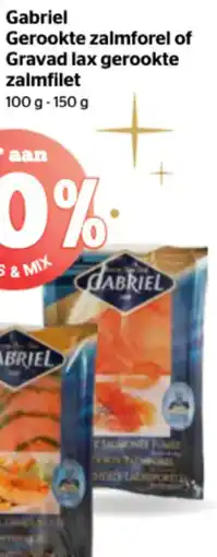 Spar Gabriel Gerookte zalmforel of Gravad lax gerookte zalmfilet aanbieding