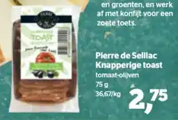 Spar Pierre de Seillac Knapperige toast tomaat-olijven aanbieding