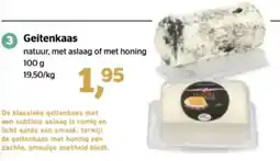 Spar Geitenkaas natuur, met aslaag of met honing aanbieding