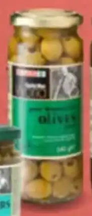 Spar Groene olijven met piment of ontpit aanbieding