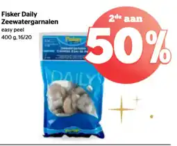 Spar Fisker Daily Zeewatergarnalen easy peel aanbieding
