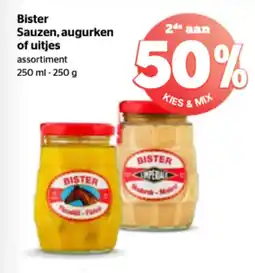 Spar Bister Sauzen, augurken of uitjes aanbieding