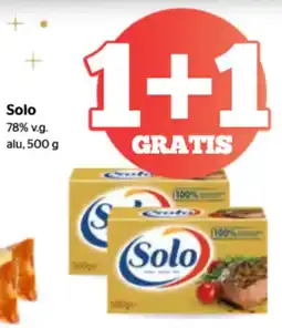 Spar Solo 78% v.g. alu, aanbieding