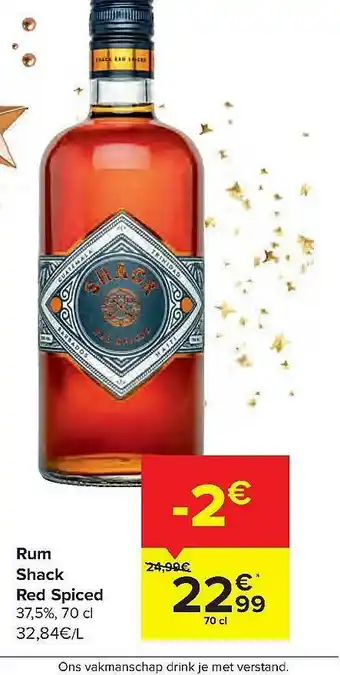Carrefour Rum Shack Red Spiced aanbieding