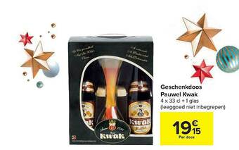 Carrefour Geschenkdoos Pauwel Kwak aanbieding