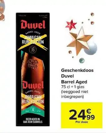 Carrefour Geschenkdoos Duvel Barrel Aged aanbieding