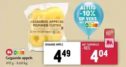 Delhaize Gegaarde appels aanbieding