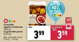 Delhaize Gestoofde appels / veenbessen of gestoofde peren aanbieding