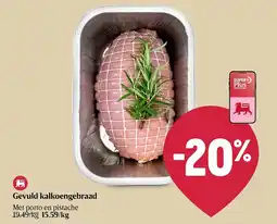 Delhaize Gevuld kalkoengebraad aanbieding