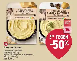 Delhaize Puree van de chef aanbieding
