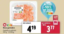 Delhaize Roze garnalen aanbieding