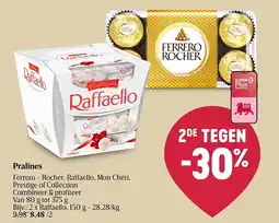 Delhaize Pralines aanbieding