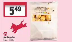 Delhaize Aardappelen aanbieding