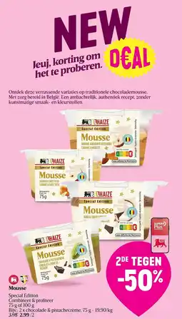 Delhaize Mousse aanbieding