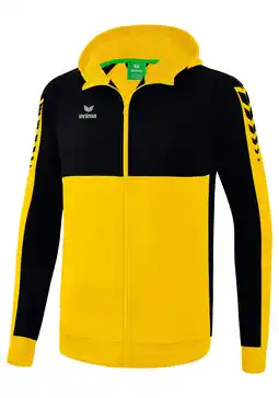 Decathlon Training hoodie voor kinderen Erima Six Wings aanbieding