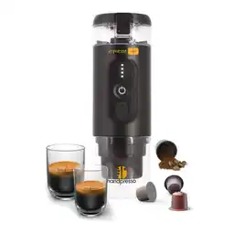 Decathlon Draagbare koffiemachine Handpresso E-Presso+ 90ml – compacte reiszetapparaat aanbieding