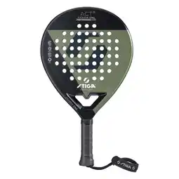 Decathlon Padel Racket ACT Black/Olive Green aanbieding