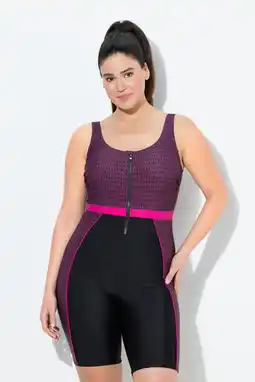 Decathlon Dames Badpak lange pijpen zonder zachte cups rits aanbieding