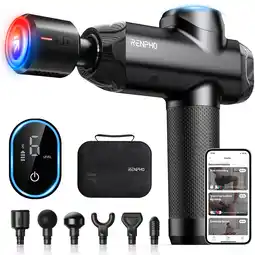 Decathlon Massage Gun | Warm/koud Therapie, Verstelbare Intensiteit | Power+ Thermacool aanbieding