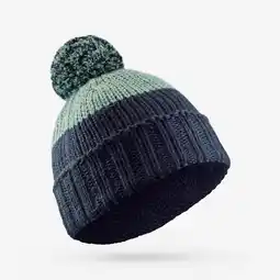 Decathlon Skimuts voor kinderen Grand Nord 500 Made in France groen en zwart aanbieding