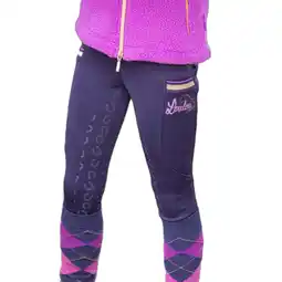 Decathlon Full grip rijbroek voor meisjes Harry's Horse LouLou Kai aanbieding