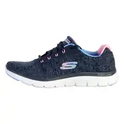 Decathlon SKECHERS Women FLEX APPEAL 4.0 FRESH MOVE Sneakers Marineblauw / Veelkleurig aanbieding