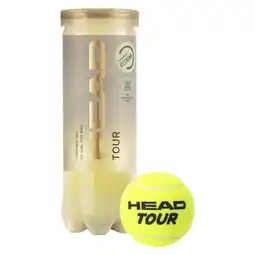 Decathlon Tube met 3 Head Tour tennisballen aanbieding