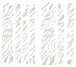 Decathlon All Mountain Style Full Zebra White Frame Protection Kit aanbieding