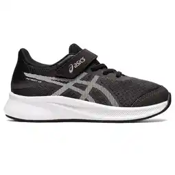 Decathlon Hardloopschoenen Kinderen, Unisex - ASICS Patriot 13 PS - Graphite/White aanbieding