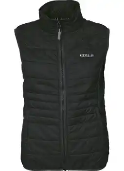 Decathlon Dames gewatteerde bodywarmer IRMA zwart aanbieding