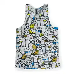 Decathlon Singlet GAVIOTA IDIOTA – Man – hardlopen – ademend – leuke kleuren aanbieding