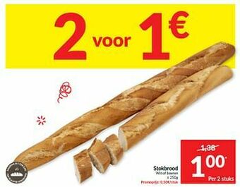 Intermarché Stokbrood wit of boeren aanbieding