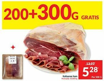 Intermarché Italiaanse ham aanbieding
