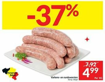 Intermarché Varkens- en rundsworsten aanbieding