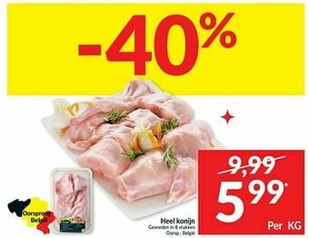 Intermarché Heel konijn aanbieding