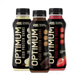 Decathlon High Protein Shake - 330ml Chocolade Optimum Nutrition aanbieding