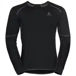 Decathlon ODLO Shirt Ronde Hals Lange Mouwen Active X-Warm Eco Sporttrui ZWART L aanbieding