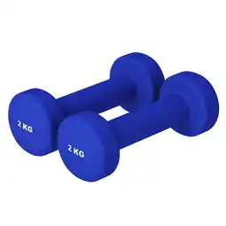 Decathlon Dumbellset - Halterset - Aerobics - Vinyl - 4 kg (2 x 2 kg) aanbieding