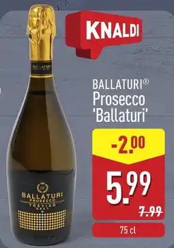 ALDI Prosecco 'Ballaturi' aanbieding