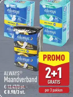 ALDI Always maandverband aanbieding