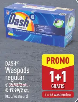 ALDI Dash waspods regular aanbieding