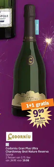 Codorníu Gran Plus Ultra Chardonnay Brut Nature Reserva