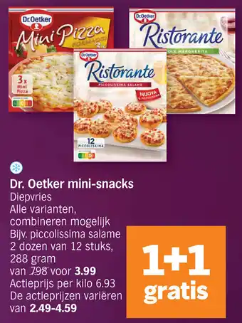 Dr. Oetker Mini Snacks